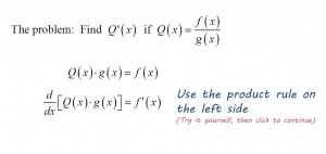 QuotientRuleDerivation